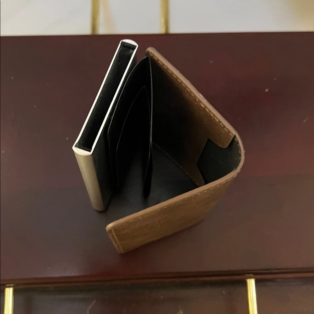 Brown Faux Leather Wallet